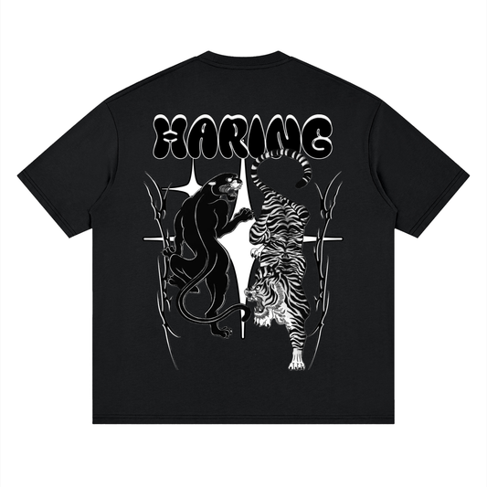 Streetwear Loose Drop Shoulder T-Shirt(hiddenbutknown)