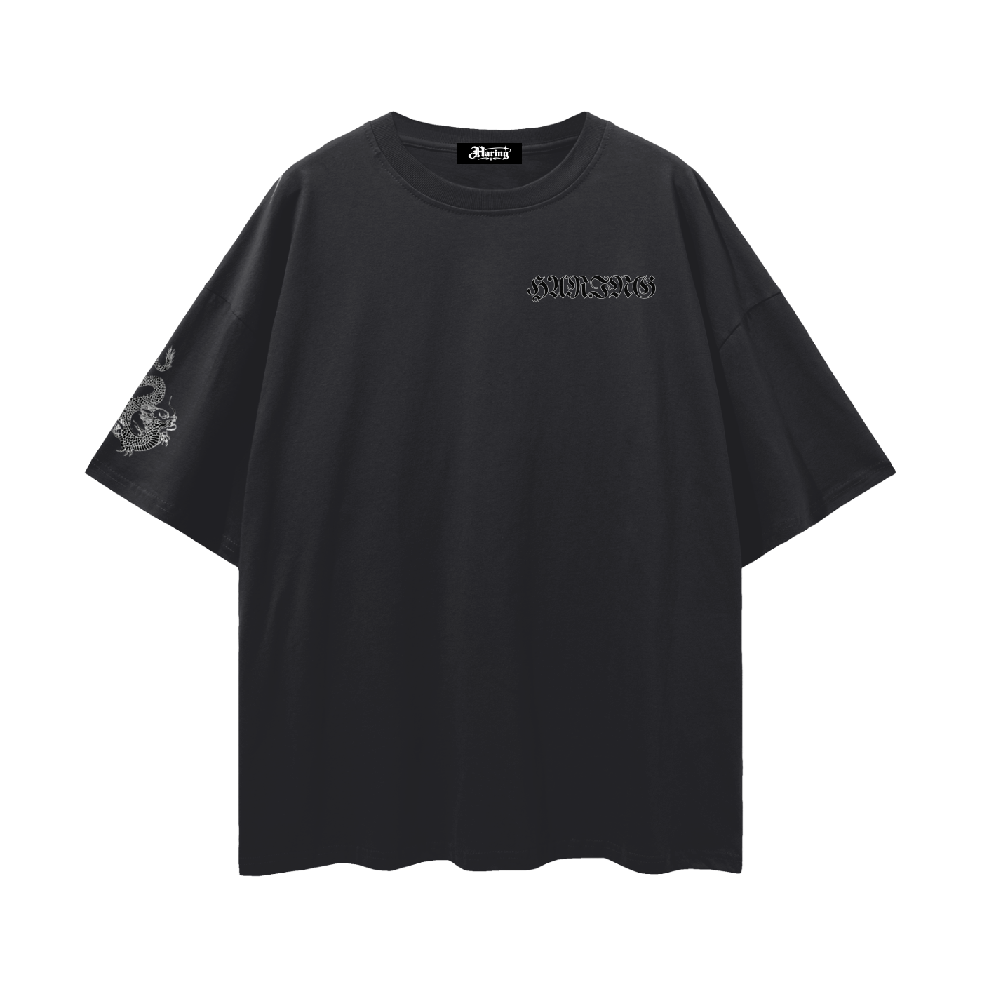 Streetwear Loose Drop Shoulder T-Shirt (justsomedragons)