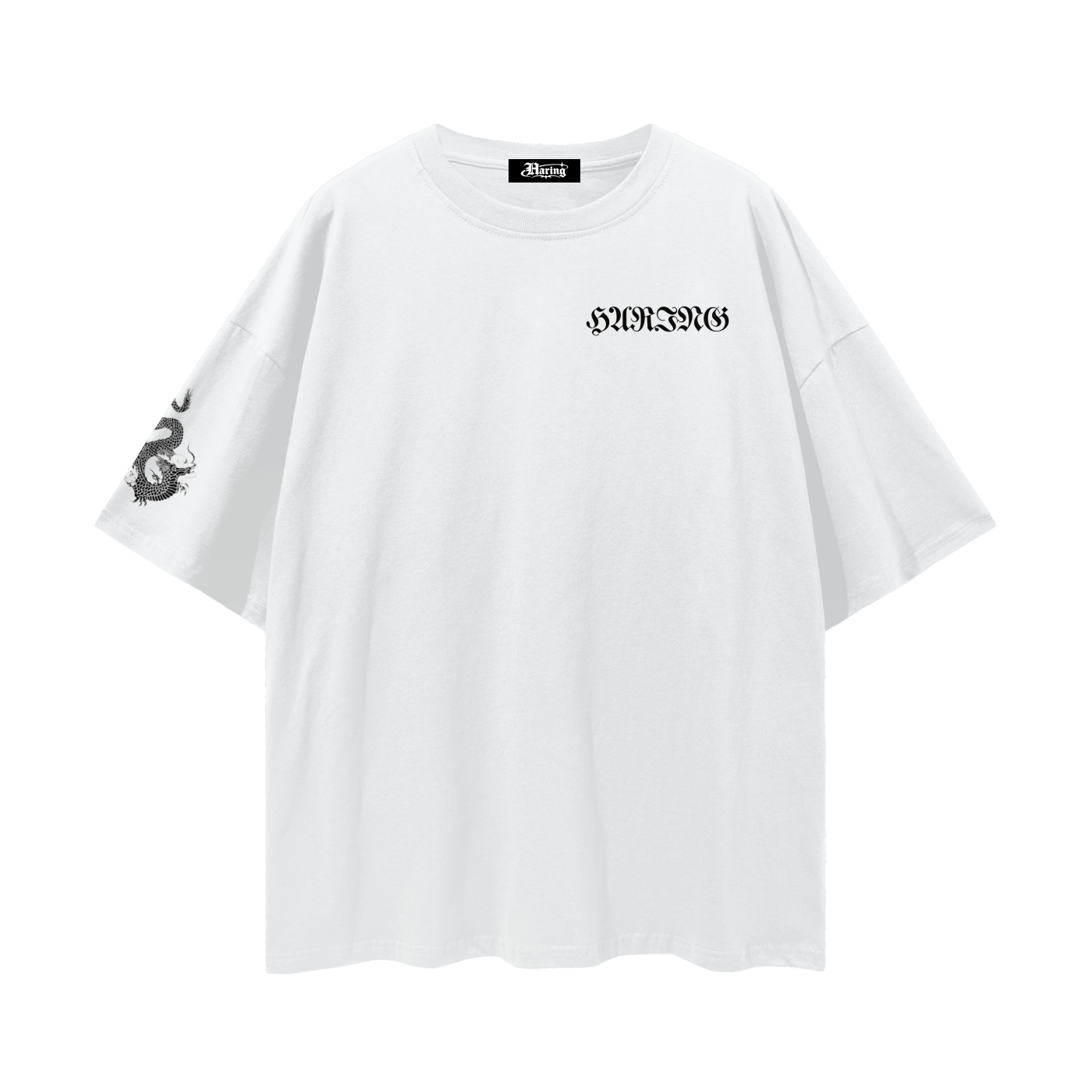 Streetwear Loose Drop Shoulder T-Shirt (justsomedragons)