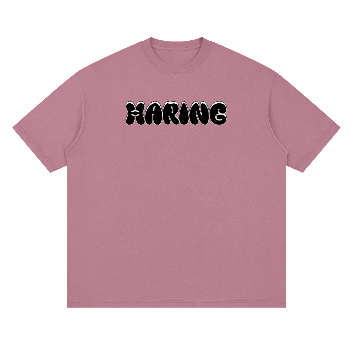 Streetwear Loose Drop Shoulder T-Shirt(hiddenbutknown)