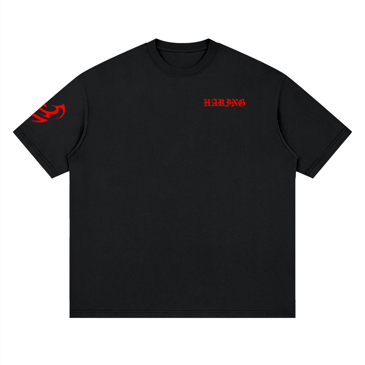 Streetwear Loose Drop Shoulder T-Shirt(invisablewar)