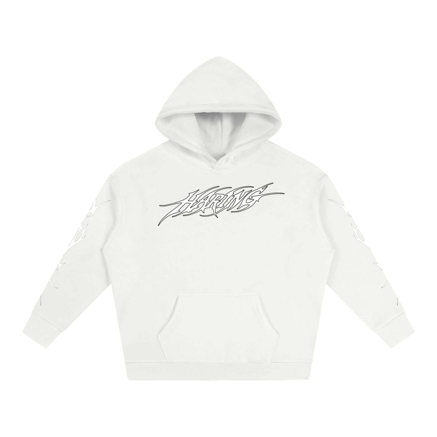 Oversize Fleeced Hoodie (HARING)