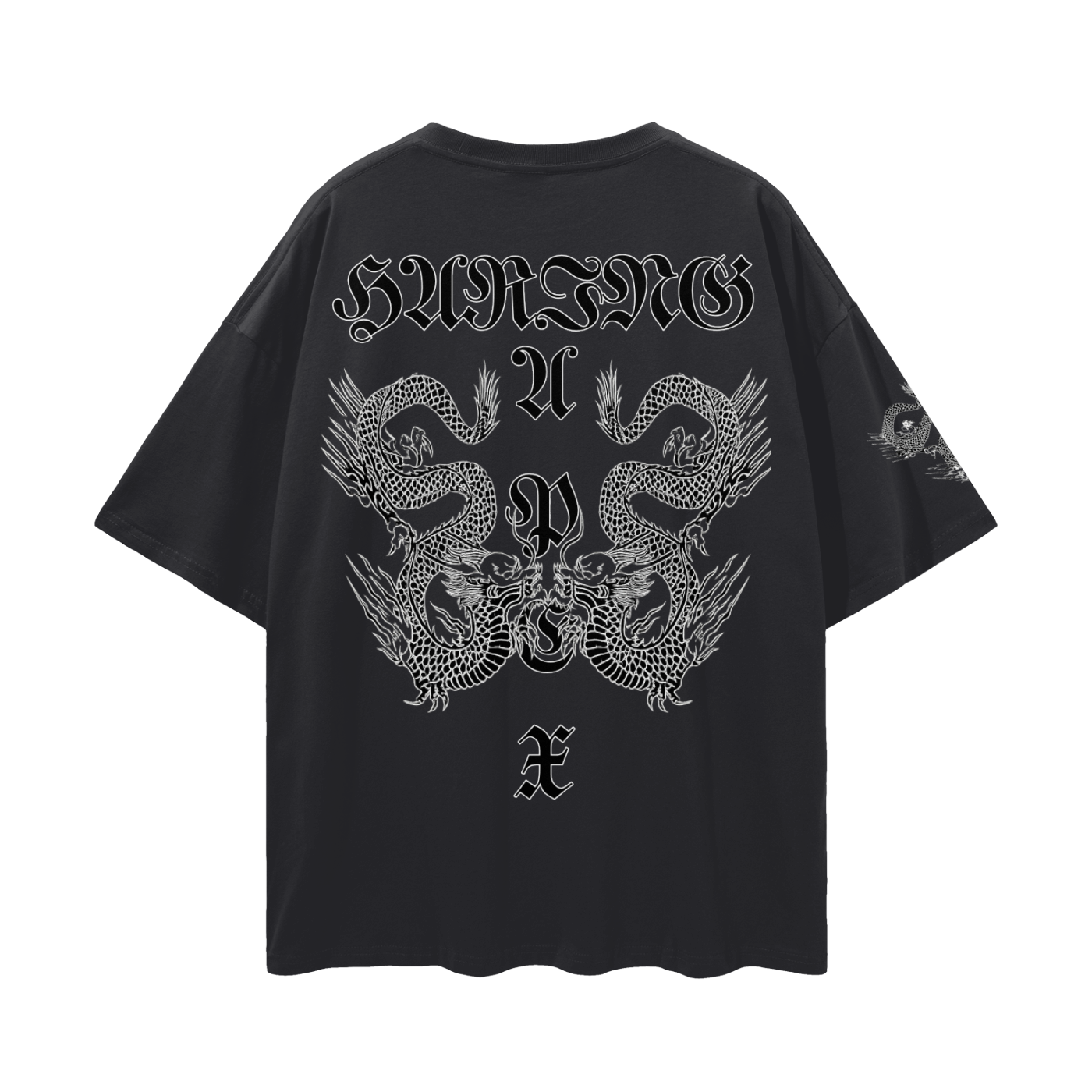 Streetwear Loose Drop Shoulder T-Shirt (justsomedragons)