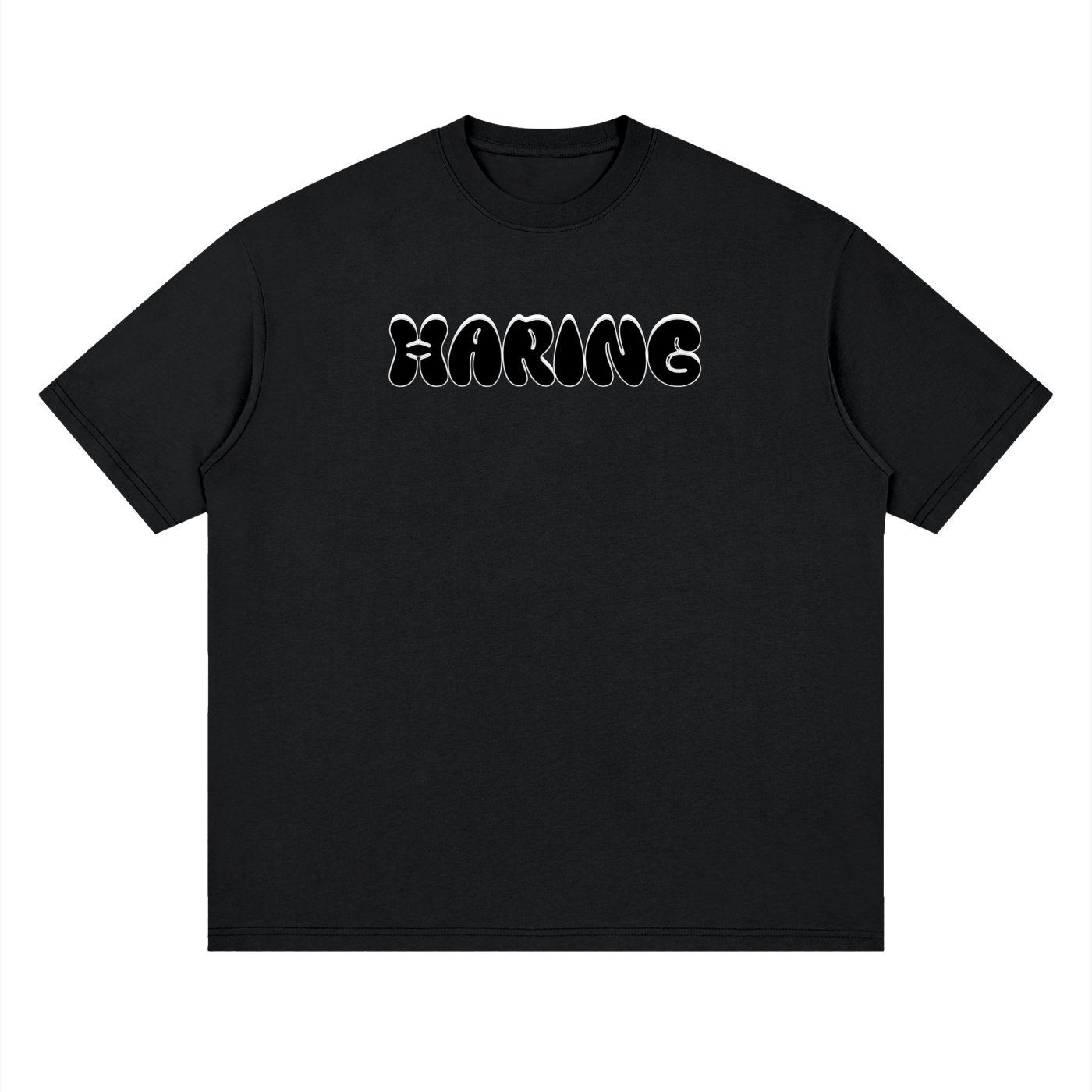 Streetwear Loose Drop Shoulder T-Shirt(hiddenbutknown)