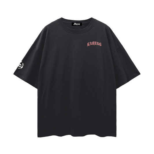 Streetwear Loose Drop Shoulder T-Shirt (snakesvine)