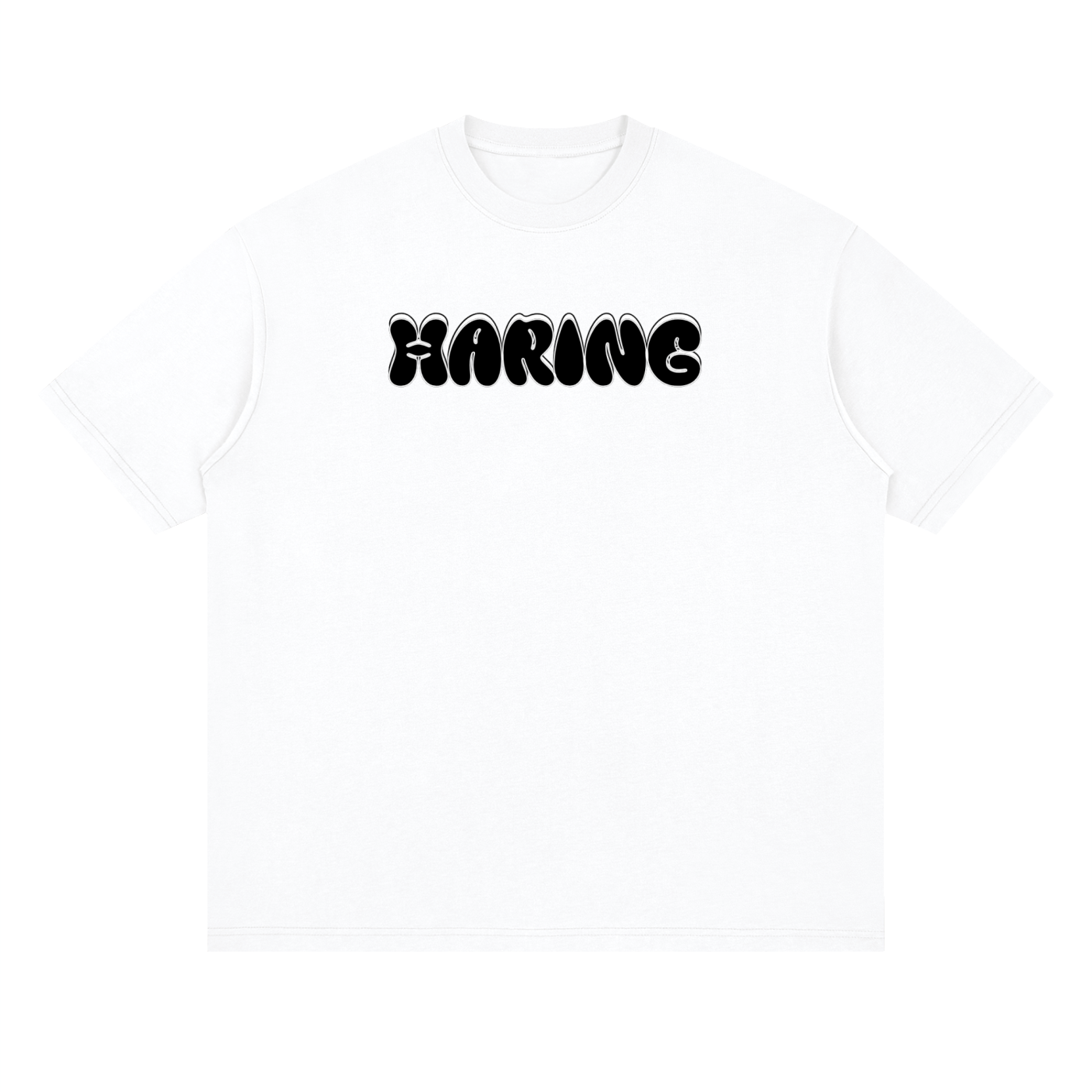 Streetwear Loose Drop Shoulder T-Shirt(hiddenbutknown)